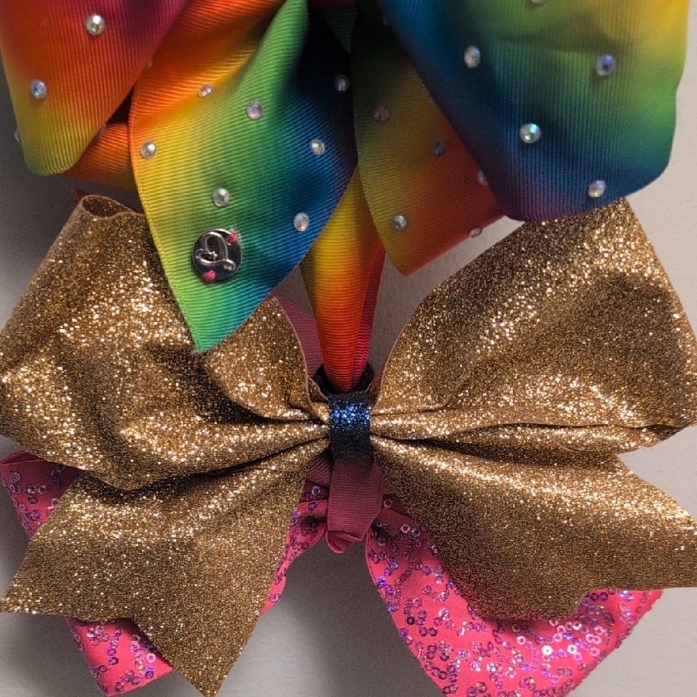Colorful Hair Bow Set - Picture 4 of 4